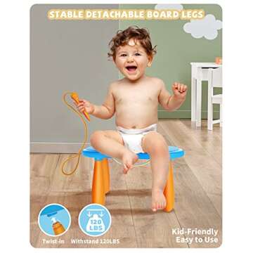 Toddlers Toys Age 1-2, Gift for 1 2 Year Old Toddler Boy Girl, Magnetic Drawing Board for Preschool Learning and Educational Toys, Doodle Board for Baby Kids, Christmas Birthday New Year Gift(Blue)