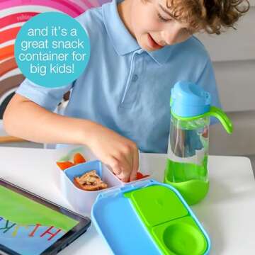 b.box Mini Lunch Box - Lightweight, Leak-Proof, BPA Free