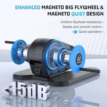 ANCHEER Under Desk Elliptical - Electric Leg Exerciser for Seniors - Fully Assembled Motorized Machi...