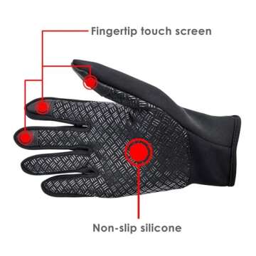 CYG&CL Outdoor Winter Touchscreen Gloves for Sports
