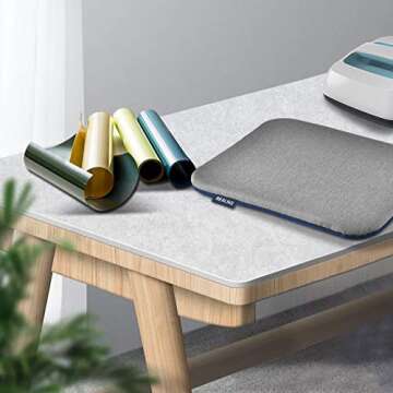 REALIKE Heat Press Mat for Cricut Easypress 2/Cricut Easypress(12X12 inch, 2 Mats), Easy Press Mat for HTV Craft Vinyl Ironing Insulation Transfer Projects