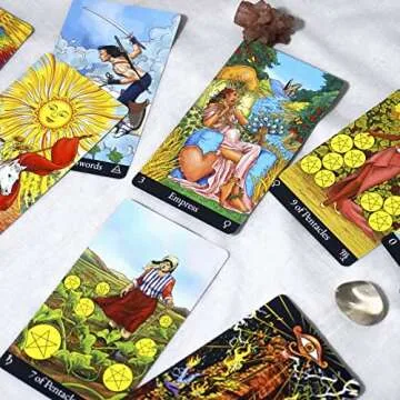 AstroMatrix Tarot Deck with Comprehensive Guide – Modern Symbolism and Enhanced Digital Interpretations for All Levels