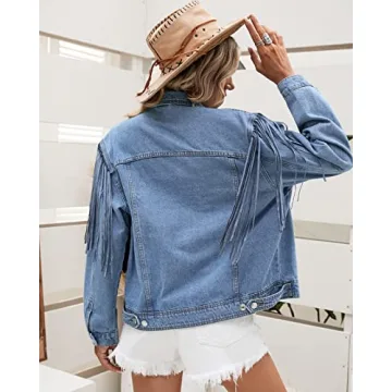 Vetinee Fringe Jacket for Women - Stylish Western Wear