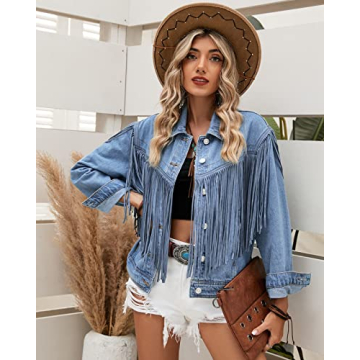 Vetinee Fringe Jacket for Women - Stylish Western Wear