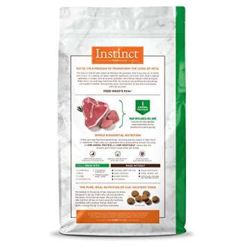 Instinct Limited Ingredient Diet Natural Dry Dog Food - Grain Free Real Lamb Recipe in a 4 lb. Bag