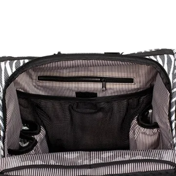 ALLCAMP Zebra Diaper Bag Stylish and Functional Large Backpack