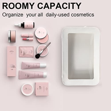 LETGO Clear Makeup Bags for Travel and Daily Use