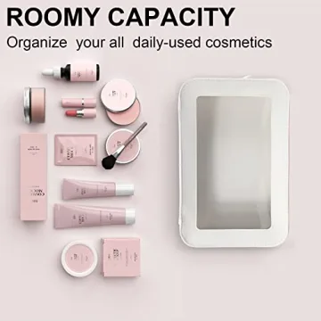 LETGO Clear Makeup Bags for Travel and Daily Use
