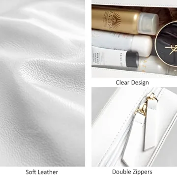 LETGO Clear Makeup Bags for Travel and Daily Use