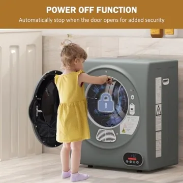 HOMCOM Portable Clothes Dryer for Apartments & RVs