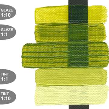 Heavy Body Acrylics by GOLDEN, Green Gold, 2 fl. oz. Tube, Professional Acrylic Paint, Transparent