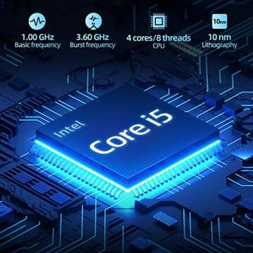 jumper Laptop 24GB LPDDR4X RAM, 1024GB NVMe SSD, Intel Core i5 (up to 3.6GHz), 14 Inch FHD IPS Display, Laptops Computer, 4 Stereo Speakers, USB3.0 * 3, 51300mWH, Cooling Fan, Type-C, Metal.