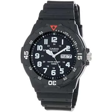 Casio Unisex MRW200H-4BV Water Resistant Analog Watch with Day Date Indicator