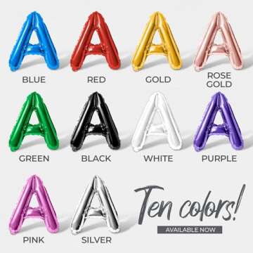 Galentines Letter Balloons for Vibrant Valentine Parties