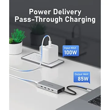 Ultimate PULWTOP USB C Hub with 10Gbps Speed and Charging