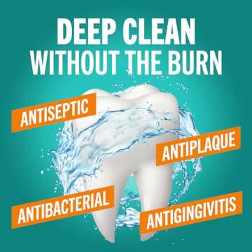 TheraBreath Deep Clean Mouthwash Pack of 2 Alcohol Free