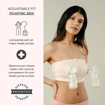 Hands-Free Pumping Bra Easy Nursing Support for Moms