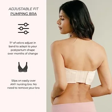 Hands-Free Pumping Bra Easy Nursing Support for Moms