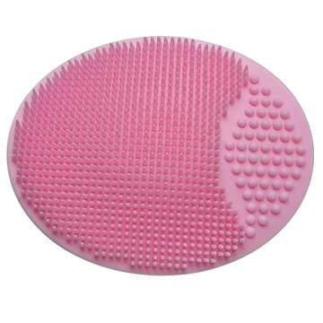 Baby Bath Brush, Baby Cradle Cap Brush, Silicone Massage Brush, Baby Comb, Children's Comb（3pcs） (Pink)