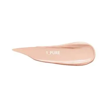 Amuse SEOUL DEW POWER VEGAN CUSHION 01 PURE | clear pink beige | Dewy, glow, long-lasting, double coverage, clean beauty, lightweight, natural look, foundation for sensitive skin, hydrating cushion