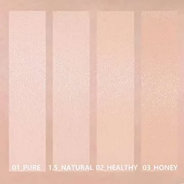 Amuse SEOUL DEW POWER VEGAN CUSHION 01 PURE | clear pink beige | Dewy, glow, long-lasting, double coverage, clean beauty, lightweight, natural look, foundation for sensitive skin, hydrating cushion