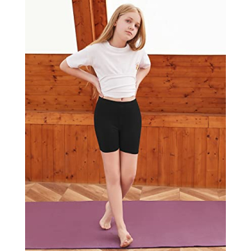 BOOPH Girls Dance Shorts Comfortable Fit for Active Kids