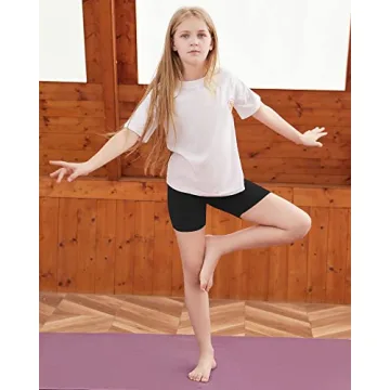 BOOPH Girls Dance Shorts Comfortable Fit for Active Kids