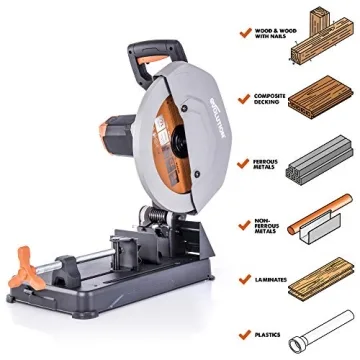 Evolution R355CPS 14-Inch Multi-Material Chop Saw