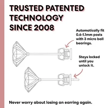 Chrysmela Earring Backs Secure Jewelry Without Worry