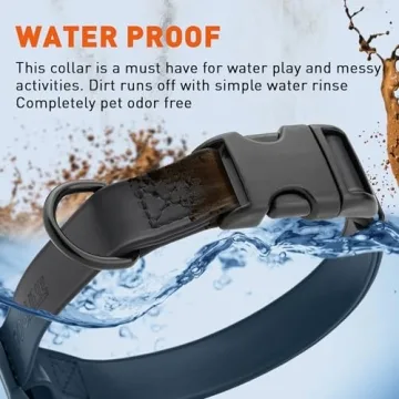 Waterproof Dog Collar with Quick Release Buckle - Dogline