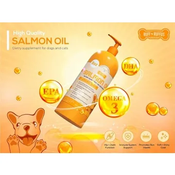 Ruff 'N Ruffus 100% Organic Salmon Oil for Pets