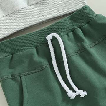 Allshope Toddler Summer Outfit Set for Baby Boys