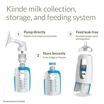 Kiinde Breast Milk Storage Twist Starter Kit Simplify Feeding