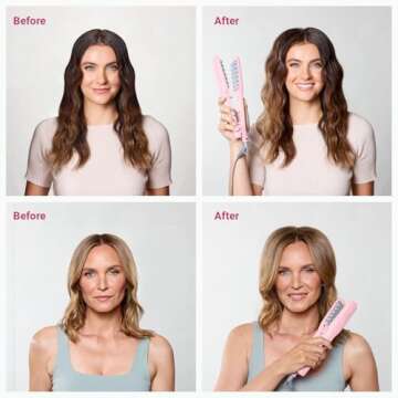 Voloom Petite 1” Inch Professional Volumizing Ceramic Hair Iron | for Medium Length or Fine Texture Hair Volume | Adjustable Temp | Auto Shut-Off