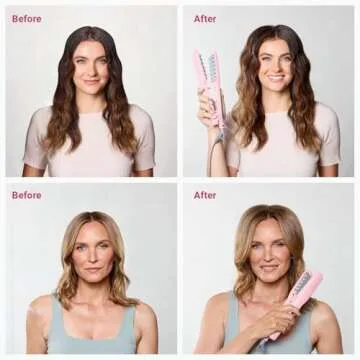 Voloom Petite 1” Inch Professional Volumizing Ceramic Hair Iron | for Medium Length or Fine Texture Hair Volume | Adjustable Temp | Auto Shut-Off