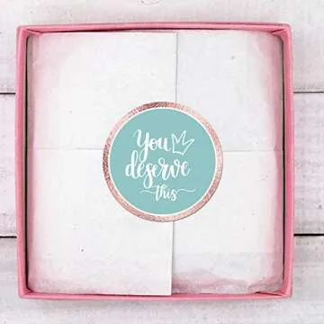 Happy Mail Stickers, Small Business Stickers, Stickers for Packages, Thank You for Your Order Stickers for Business Online Shop Owners, 500 Stickers per roll, 6 Chic Designs.