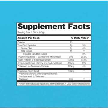 Liquid I.V.® Hydration Multiplier® +Sleep - Blueberry Lavender - Electrolyte Powder Drink Mix Packets | Convenient Single-Serving Sticks | Non-GMO | 10 Servings (Pack of 1)