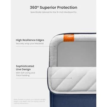 tomtoc 360° Protective Sleeve for 16-inch MacBook Pro