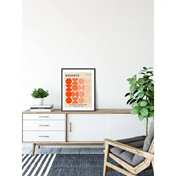 Bauhaus Mid Century Wall Art Print, 11x14 Frame Ready