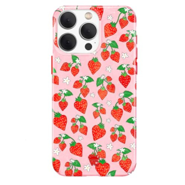 Velvet Caviar for iPhone 15 PRO MAX Case Strawberry - Stylish & Durable