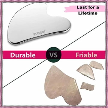 Premium Stainless Steel Gua Sha Tool for Facial Rejuvenation