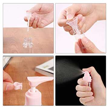 TSA Approved Travel Bottles Set - Leak Proof & Refillable