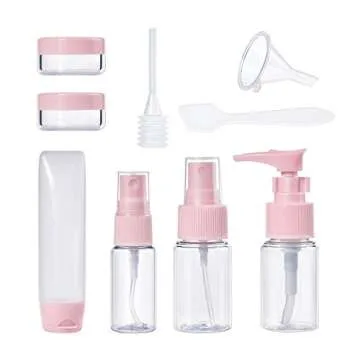 TSA Approved Travel Bottles Set - Leak Proof & Refillable