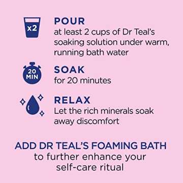 Dr Teal's Epsom Salt Menstrual Relief Soaking Solution