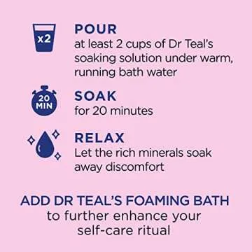 Dr Teal's Epsom Salt Menstrual Relief Soaking Solution