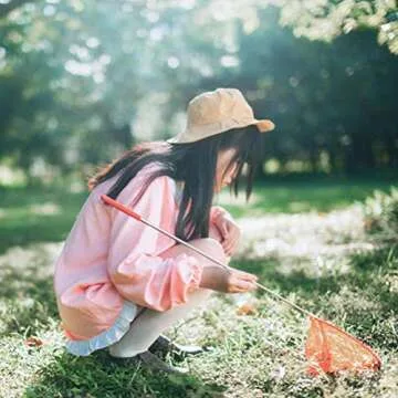 Colorful Telescopic Butterfly Nets for Kids' Outdoor Fun