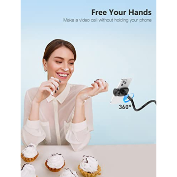 Tryone Gooseneck Phone Holder Stand for Bed and Desk