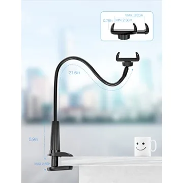 Tryone Gooseneck Phone Holder Stand for Bed and Desk