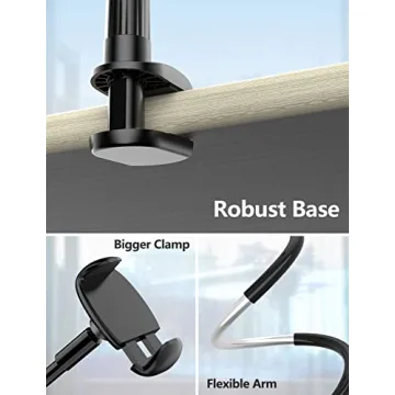 Tryone Gooseneck Phone Holder Stand for Bed and Desk