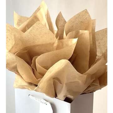 Colors of Rainbow Acid-Free Wrapping Tissue Paper (96 Sheets, 20 Inch x 14.5 Inch) for Long-Term Pac...